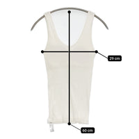 IENA 新品 コットンシルク リブタンクトップ サイズ38 定価9900円 25124468681010 タンクトップ 25SS ホワイト レディース イエナ【中古】5-0916S♪