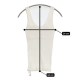 IENA 新品 コットンシルク リブタンクトップ サイズ38 定価9900円 25124468681010 タンクトップ 25SS ホワイト レディース イエナ【中古】5-0916S♪