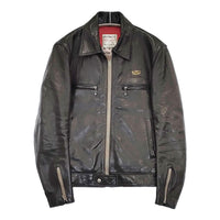 Lewis Leathers ドミネーター DOMINATOR 551 レザージャケット シープスキン シングルライダース ブラック メンズ ルイスレザー【中古】5-0916T♪