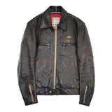 Lewis Leathers ドミネーター DOMINATOR 551 レザージャケット シープスキン シングルライダース ブラック メンズ ルイスレザー【中古】5-0916T♪