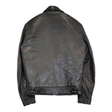 Lewis Leathers ドミネーター DOMINATOR 551 レザージャケット シープスキン シングルライダース ブラック メンズ ルイスレザー【中古】5-0916T♪