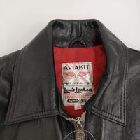Lewis Leathers ドミネーター DOMINATOR 551 レザージャケット シープスキン シングルライダース ブラック メンズ ルイスレザー【中古】5-0916T♪