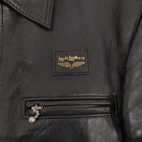Lewis Leathers ドミネーター DOMINATOR 551 レザージャケット シープスキン シングルライダース ブラック メンズ ルイスレザー【中古】5-0916T♪