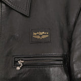 Lewis Leathers ドミネーター DOMINATOR 551 レザージャケット シープスキン シングルライダース ブラック メンズ ルイスレザー【中古】5-0916T♪