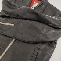 Lewis Leathers ドミネーター DOMINATOR 551 レザージャケット シープスキン シングルライダース ブラック メンズ ルイスレザー【中古】5-0916T♪