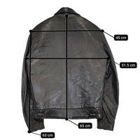 Lewis Leathers ドミネーター DOMINATOR 551 レザージャケット シープスキン シングルライダース ブラック メンズ ルイスレザー【中古】5-0916T♪