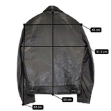Lewis Leathers ドミネーター DOMINATOR 551 レザージャケット シープスキン シングルライダース ブラック メンズ ルイスレザー【中古】5-0916T♪