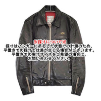 Lewis Leathers ドミネーター DOMINATOR 551 レザージャケット シープスキン シングルライダース ブラック メンズ ルイスレザー【中古】5-0916T♪
