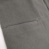 Steven Alan VEST 平織フラノ素材 ウール ベスト カーキグレー メンズ スティーブンアラン【中古】5-1027T∞