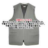 Steven Alan VEST 平織フラノ素材 ウール ベスト カーキグレー メンズ スティーブンアラン【中古】5-1027T∞