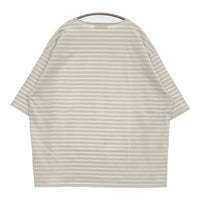 marka 未使用 NEW BASQUE S/S SHIRT 2 定価15400円 ボーダーTシャツ カットソー 25SS オフホワイト アイボリー レディース マーカ【中古】5-0926S♪