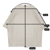 marka 未使用 NEW BASQUE S/S SHIRT 2 定価15400円 ボーダーTシャツ カットソー 25SS オフホワイト アイボリー レディース マーカ【中古】5-0926S♪
