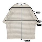marka 未使用 NEW BASQUE S/S SHIRT 2 定価15400円 ボーダーTシャツ カットソー 25SS オフホワイト アイボリー レディース マーカ【中古】5-0926S♪