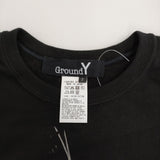 Ground Y Yohji Yamamoto 20/COTTON JERSEY CAT GRAPHIC T-SHIRT Ｔシャツ 25AW ブラック メンズ グラウンドワイヨウジヤマモト【中古】5-0926S♪