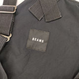 BEAMS O.BAG VEST 11-06-0536-139 ナイロン 撥水 ベスト ブラック メンズ ビームス【中古】5-1225M∞