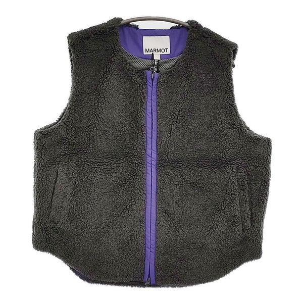 MARMOT BOA FLEECE VEST 24FW-L4-01 定価24200円 サイズL ボアフリース ベスト 24AW グレー パープル メンズ マーモット【中古】5-1018T♪
