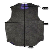 MARMOT BOA FLEECE VEST 24FW-L4-01 定価24200円 サイズL ボアフリース ベスト 24AW グレー パープル メンズ マーモット【中古】5-1018T♪