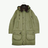 Barbour JOURNAL STANDARD別注 SL HOODED BORDER サイズ36 迷彩柄 カモフラ MWX1158SG51 コート カーキ メンズ バブアー【中古】5-1018T♪