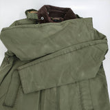 Barbour JOURNAL STANDARD別注 SL HOODED BORDER サイズ36 迷彩柄 カモフラ MWX1158SG51 コート カーキ メンズ バブアー【中古】5-1018T♪