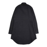 LAD MUSICIAN 2216-114 WAIST SHAPE LONG SHIRT コットン ロング 長袖シャツ ブラック メンズ ラッドミュージシャン【中古】5-1225M∞