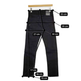DENHAM スキニーパンツ 01-15-08-11-038 RAZOR FBL SLIM FIT 5ポケット デニムパンツ ブラック メンズ デンハム【中古】5-1225G∞