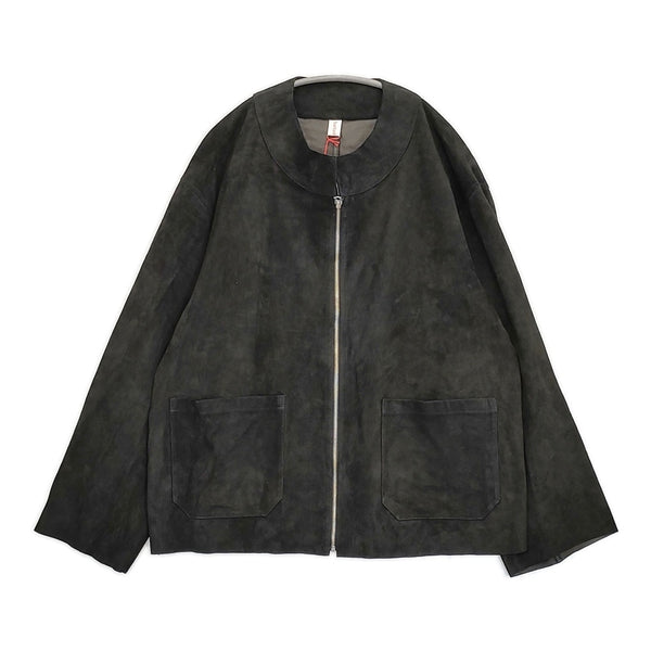 barbell object 新品 JOHN別注 lamb skin zip jacket レザー シープ ジャケット 24AW ブラック メンズ バーベルオブジェクト【中古】5-0930T♪#