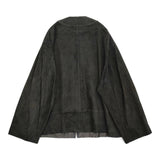 barbell object 新品 JOHN別注 lamb skin zip jacket レザー シープ ジャケット 24AW ブラック メンズ バーベルオブジェクト【中古】5-0930T♪#