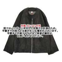 barbell object 新品 JOHN別注 lamb skin zip jacket レザー シープ ジャケット 24AW ブラック メンズ バーベルオブジェクト【中古】5-0930T♪#