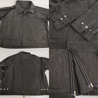 JAKUBMASAR 新品 LIAZ JACKET 定価77000円 サイズ3 リバーシブル ワーク ジャケット 24SS ブラック メンズ【中古】5-0930M♪#