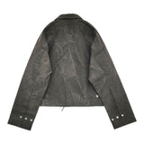 JAKUBMASAR 新品 LIAZ JACKET 定価77000円 サイズ2 リバーシブル ワーク ジャケット ブラック メンズ【中古】5-0930M♪