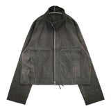 JAKUBMASAR 新品 LIAZ JACKET 定価77000円 サイズ2 リバーシブル ワーク ジャケット ブラック メンズ【中古】5-0930M♪