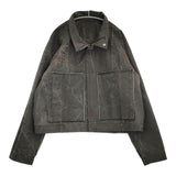 JAKUBMASAR 新品 LIAZ JACKET 定価77000円 サイズ2 リバーシブル ワーク ジャケット ブラック メンズ【中古】5-0930M♪