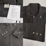 JAKUBMASAR 新品 LIAZ JACKET 定価77000円 サイズ2 リバーシブル ワーク ジャケット ブラック メンズ【中古】5-0930M♪