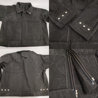 JAKUBMASAR 新品 LIAZ JACKET 定価77000円 サイズ2 リバーシブル ワーク ジャケット ブラック メンズ【中古】5-0930M♪