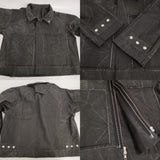JAKUBMASAR 新品 LIAZ JACKET 定価77000円 サイズ2 リバーシブル ワーク ジャケット ブラック メンズ【中古】5-0930M♪