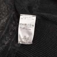 HERILL 新品 Linen WG Cardigan 定価44000円 25-080-HL-8201-10 リネン カーディガン 25SS ブラック メンズ ヘリル【中古】5-0930M♪#