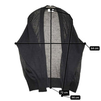 HERILL 新品 Linen WG Cardigan 定価44000円 25-080-HL-8201-10 リネン カーディガン 25SS ブラック メンズ ヘリル【中古】5-0930M♪#