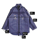 UMBRO Valfreddona Recuperi s.n.c ブルゾン サイズL 中綿 ナイロンジャケット ネイビー メンズ アンブロ【中古】6-0519T♪