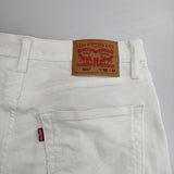 Levi's 511 ストレッチデニム W32L32 デニムパンツ ホワイト メンズ リーバイス【中古】6-0411G∞