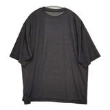 COMOLI ウールメッシュ半袖Tシャツ サイズ3 定価41800円 B01-05032 半袖Ｔシャツ カットソー 25SS ブラック メンズ コモリ【中古】5-0926S♪