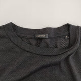 COMOLI ウールメッシュ半袖Tシャツ サイズ3 定価41800円 B01-05032 半袖Ｔシャツ カットソー 25SS ブラック メンズ コモリ【中古】5-0926S♪