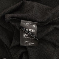 COMOLI ウールメッシュ半袖Tシャツ サイズ3 定価41800円 B01-05032 半袖Ｔシャツ カットソー 25SS ブラック メンズ コモリ【中古】5-0926S♪