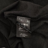 COMOLI ウールメッシュ半袖Tシャツ サイズ3 定価41800円 B01-05032 半袖Ｔシャツ カットソー 25SS ブラック メンズ コモリ【中古】5-0926S♪