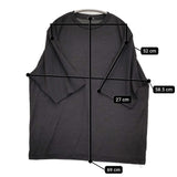 COMOLI ウールメッシュ半袖Tシャツ サイズ3 定価41800円 B01-05032 半袖Ｔシャツ カットソー 25SS ブラック メンズ コモリ【中古】5-0926S♪
