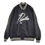 Needles/BEAMS BEAMS別注Nylon Stadium Jacket サイズL PU1513 スタジャン 25SS ブラック メンズ ニードルス/ビームス【中古】5-0926M♪
