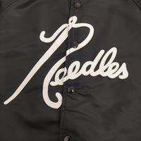 Needles/BEAMS BEAMS別注Nylon Stadium Jacket サイズL PU1513 スタジャン 25SS ブラック メンズ ニードルス/ビームス【中古】5-0926M♪