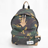 EASTPAK WYOMING バックパック ナイロン 底レザー 革 カモフラ リュック・デイパック カーキ メンズ イーストパック【中古】6-0204G∞