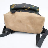 EASTPAK WYOMING バックパック ナイロン 底レザー 革 カモフラ リュック・デイパック カーキ メンズ イーストパック【中古】6-0204G∞