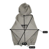 FOG Essentials Fear of God フロッキープリント 裏起毛 パーカー グレー メンズ フィアオブゴッド【中古】5-1027T∞