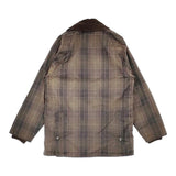 Barbour Tartan Bedale Jacket ビデイル イギリス製 縦ワラント オイルドジャケット 三井物産時代 C34/86CM 茶 メンズ バブアー【中古】5-1018T♪